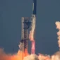 Roket raksasa Starship milik SpaceX melakukan uji penerbangan dari Starbase, Texas, Jumat, 22 Mei 2026. (Foto: Eric Gay)