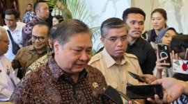 Menteri Koordinator Bidang Perekonomian Airlangga Hartarto (Foto: DEBRINATA RIZKY/KOMPAS)