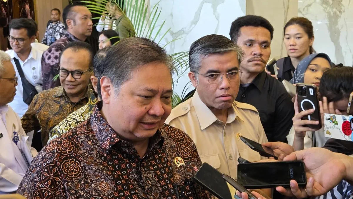 Menteri Koordinator Bidang Perekonomian Airlangga Hartarto (Foto: DEBRINATA RIZKY/KOMPAS)