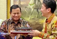 Presiden RI Prabowo Subianto saat menerima Menteri Pertahanan (Menhan) Jepang H.E. Koizumi Shinjiro di Kediaman Presiden, Kertanegara, Jakarta, Kamis (12/6/2026).(Foto: Dok. Kementerian Pertahanan) 