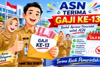 Gaji ke-13 ASN dan Pensiunan Mulai Cair Hari Ini (Foto: AI)