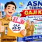Gaji ke-13 ASN dan Pensiunan Mulai Cair Hari Ini (Foto: AI)