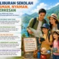 Ilustrasi Tips Liburan Sekolah agar Aman, Nyaman, dan Semakin Berkesan ( Foto: AI)