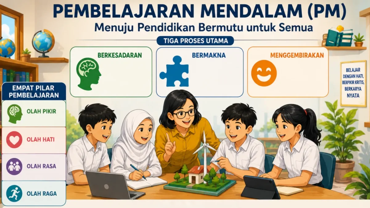 Ilustrasi pembelajaran mendalam (Foto: AI)