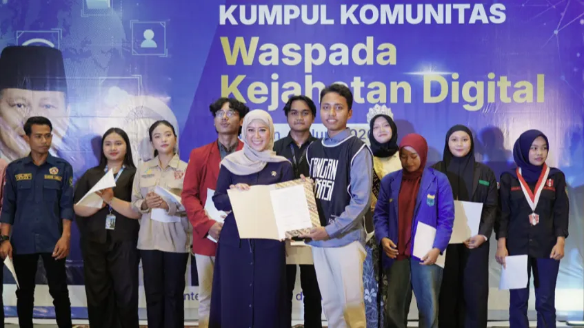 Menkomdigi Ajak Generasi Muda Jadi Garda Depan Literasi Digital dan Lawan Kejahatan Siber. (Foto: Dok. Komdigi)