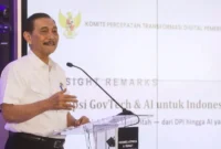 Ketua Komite Percepatan Transformasi Digital Pemerintah, Luhut Binsar Pandjaitan. (Foto: Arief Hermawan P/Bisnis)