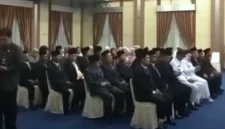 Suasan Pejabat Yang Mulai Berdatangan Untuk Dilantik. (Foto: Ist)