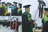 Pemberian Apresiasi kepada Lulusan Terbaik dan Berprestasi IAIN Kerinci Pada Wisuda ke XII 2026. (Foto: Cuitan.id)