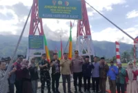 Jembatan Perintis Garuda Resmi Beroperasi (Foto: Desi Hermila/RRI)