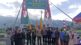 Jembatan Perintis Garuda Resmi Beroperasi (Foto: Desi Hermila/RRI)