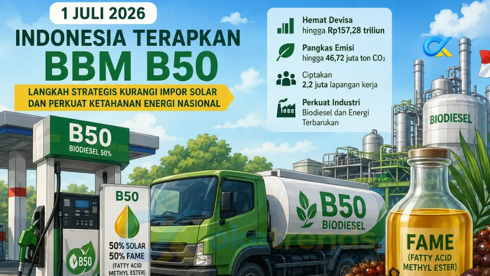 Ilustrasi BBM B50 (Foto: Oke trends)