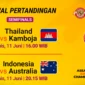 Live streaming ASEAN U19 Boys Championship 2026 - semifinal di Vidio. (Foto: doc. vidio)