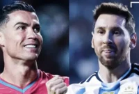 Pemain Portugal, Cristiano Ronaldo dan pemain Argentina Lionel Messi (Foto: Dok. Goal Sports) 