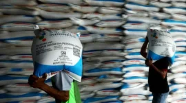Pupuk Bersubsidi Terjaga Jadi Kunci Produksi Beras Indonesia Terus Meningkat (Foto: Pupuk Indonesia)