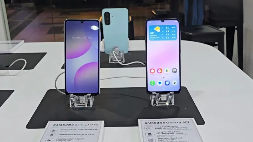 Update harga Samsung Galaxy A Series Juni 2026 terbaru. Galaxy A07, A17, A26, A37 hingga A57 (Foto: Yt Rina EC Samsung)