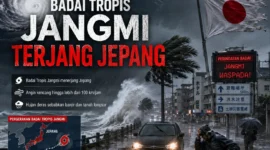 ilustrasi badai (Foto: AI)