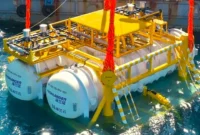 Pusat Data AI Bawah Laut Pertama Berbasis Energi Angin Lepas Pantai  (Foto: China Daily China)
