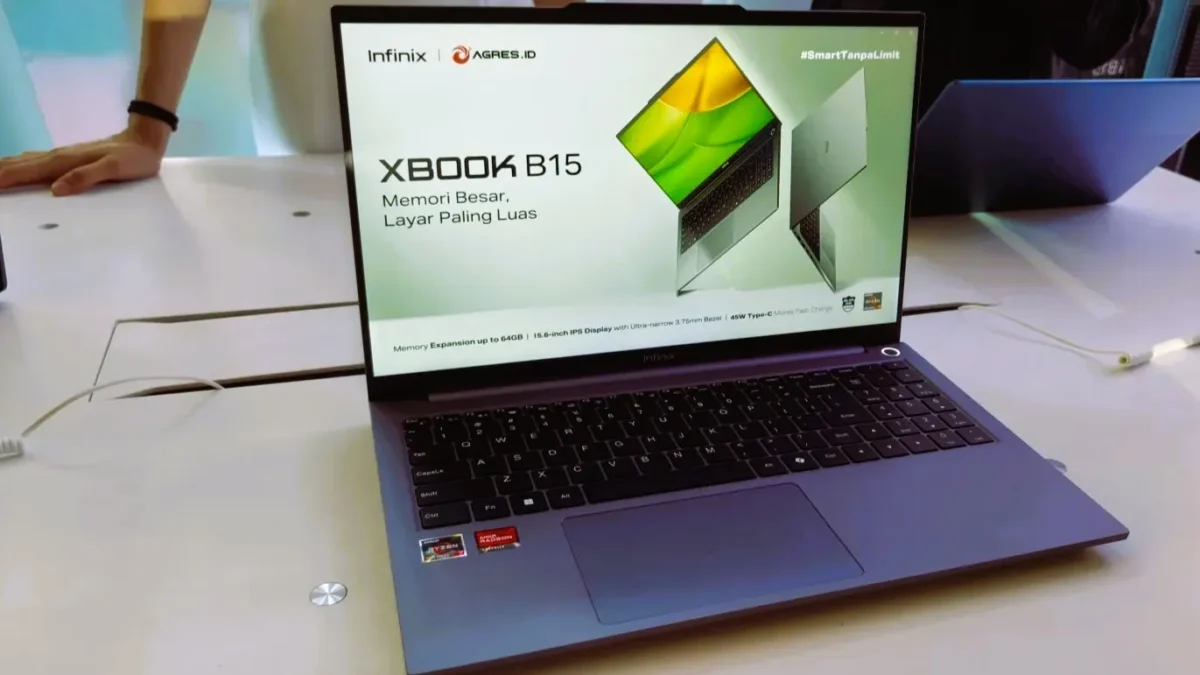 Laptop Infinix XBook 15 Resmi di Indonesia (foto: jagatreview)