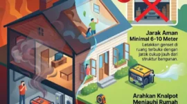 Jangan Letakkan Genset di Lokasi Ini, Dampaknya Bisa Berakibat Fatal (Foto: detik)