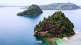 Pulau Sironjong Kecil. (Foto: Dok. Disparpora Pessel)
