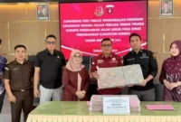 uang hasil pemulihan uang Negara. (Foto: Desi Hermila/RRI)