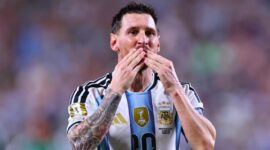Lionel Messi kapten Timnas Argentina (Foto: sportdetik)
