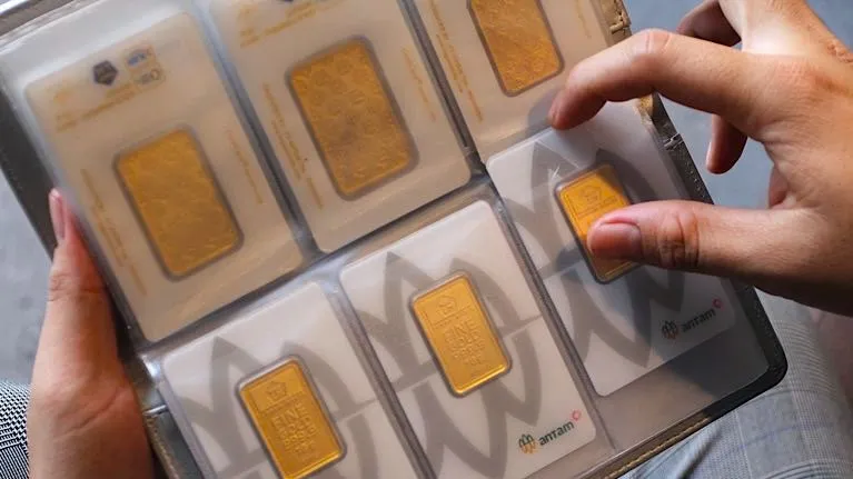 Harga Emas Antam Hari Ini, 5 Juni 2026, Naik Rp11.000 per Gram (Foto: Andrean Kristianto/Bloomberg Technoz) 