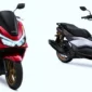 Honda PCX dan Yamaha Nmax. (Foto: Dok. Honda-Yamaha/detikoto)