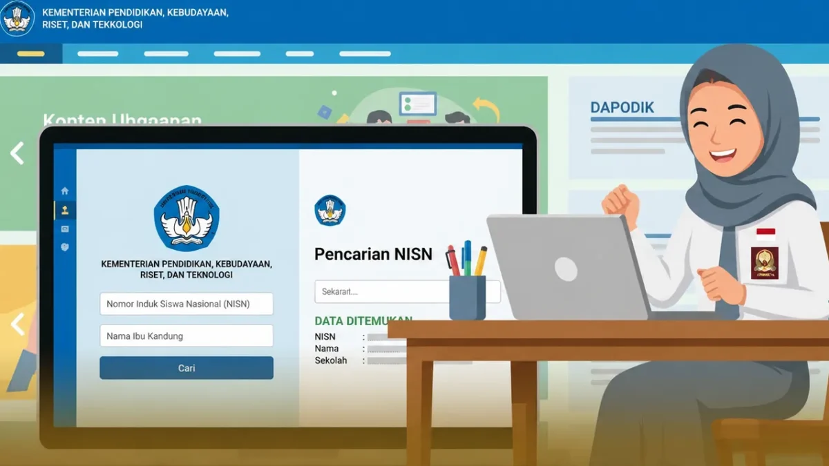Ilustrasi. cara cek NISN online 2026 (Foto: AI)