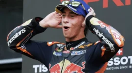 Pedro Acosta, pembalap KTM di ajang MotoGP (Foto: ERWIN SCHERIAU/AP/AFP) 