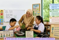 Ilustrasi. Pembelajaran mendalam di SLB (Foto: AI)