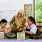 Ilustrasi. Pembelajaran mendalam di SLB (Foto: AI)