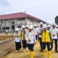 Gubernur Jambi Tinjau Pembangunan Sekolah Rakyat di Tanjabtim (Foto: Andri/jambiupdate)