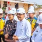 Menteri Sosial Saifullah Yusuf meninjau progres pembangunan Sekolah Rakyat permanen di Kelurahan Bagan Pete, Kota Jambi (Foto: Dok. Kemensos) 