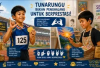 Ilustrasi.Tunarungu bisa meraih prestasi. (Foto: AI)