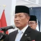 Gubernur Universitas Republik Indonesia (URI) Donny Ermawan Taufanto saat memberikan keterangan pers di Istana Negara, Jakarta, Rabu, 22 Juli 2026 (Foto: Afriani Respati/RRI)