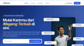 Tangkapan layar laman resmi Magang Hub Kemnaker, https://maganghub.kemnaker.go.id/.