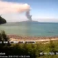 Gunung Anak Krakatau mengalami erupsi (Foto: Magma ESDM)