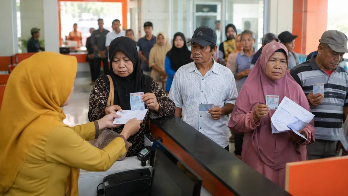 Ilustrasi Pencairan PKH dan BPNT (Foto: AI)