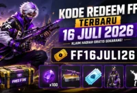 Ilustrasi kode redeem FF terbaru 16 Juli 2026 (Foto: Garena)