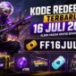 Ilustrasi kode redeem FF terbaru 16 Juli 2026 (Foto: Garena)