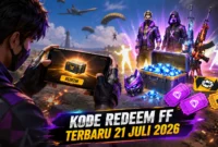 Kode Redeem FF Terbaru 21 Juli 2026