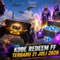 Kode Redeem FF Terbaru 21 Juli 2026