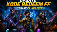 Update Kode Redeem FF Terbaru 24 Juli 2026, Gratis. (Foto: Garena)