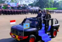 Hari Bhayangkara ke-80: Presiden Prabowo Tinjau Pasukan dengan Kendaraan Maung (Foto: tangkapan layar YouTube Sekretariat Presiden)