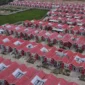 Foto udara rumah subsidi yang telah selesai dibangun di Kragilan, Kabupaten Serang, Banten, (Foto: Putra M. Akbar/Antara Foto)