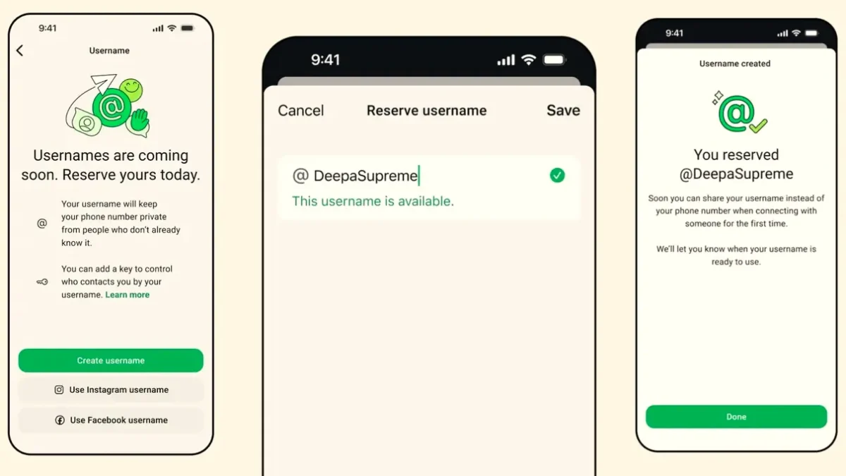 WhatsApp Hadirkan Fitur Username (Foto: Dok. WhatsApp)