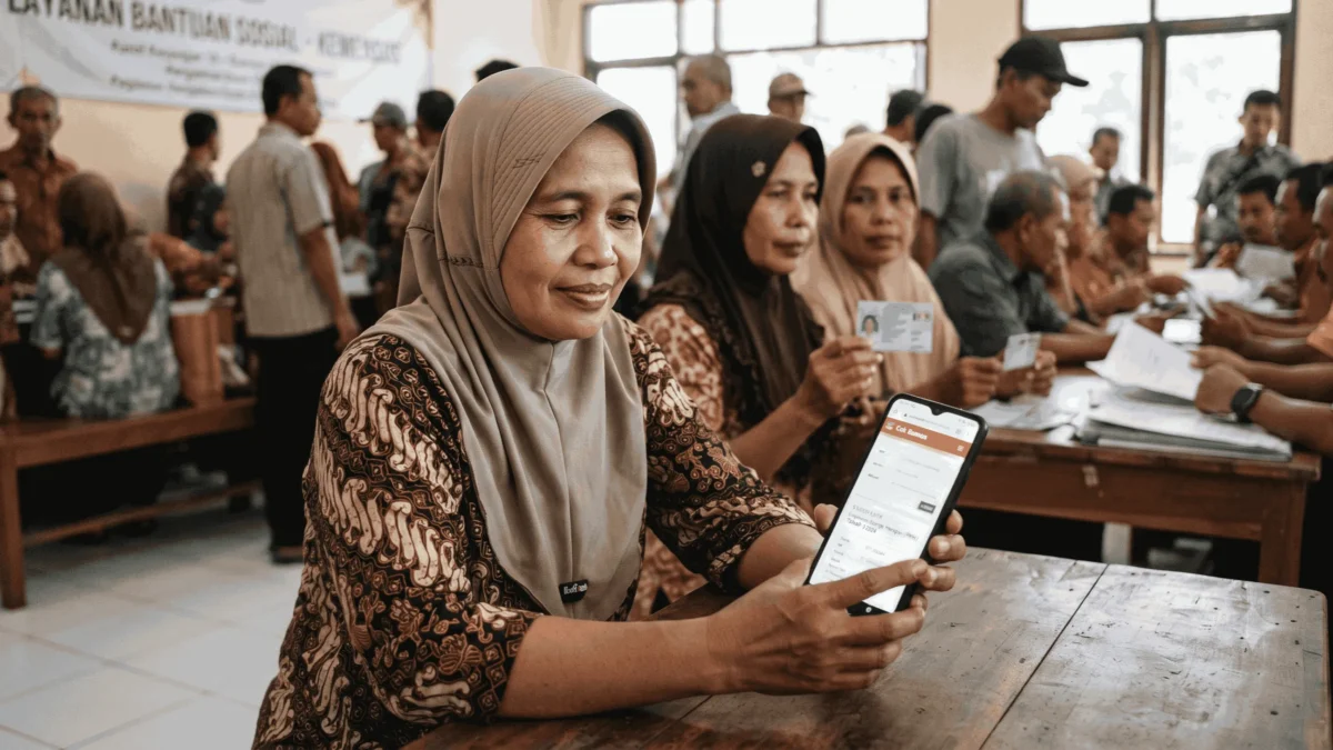 Ilustrasi Cara Cek PKH tahap 3 2026 Online (Foto: AI)
