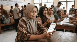 Ilustrasi Cara Cek PKH tahap 3 2026 Online (Foto: AI)