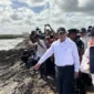 Mentan Andi Amran Sulaiman meninjau program cetak sawah di Merauke (Foto: Luqman Rimadi)
